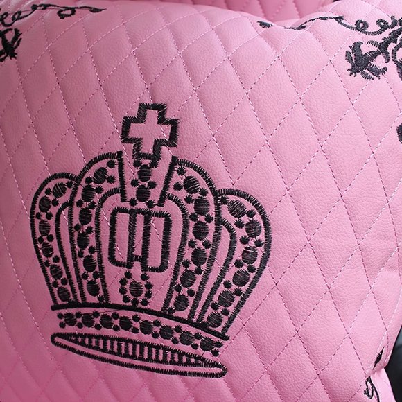 SEE LISTING Leather Universal Car Seat Cover for Women/Girl Pk/Blk SEE LISTING - Picture 9 of 11
